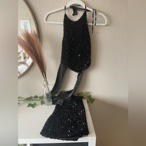 skirt and tie top set!! Size M both